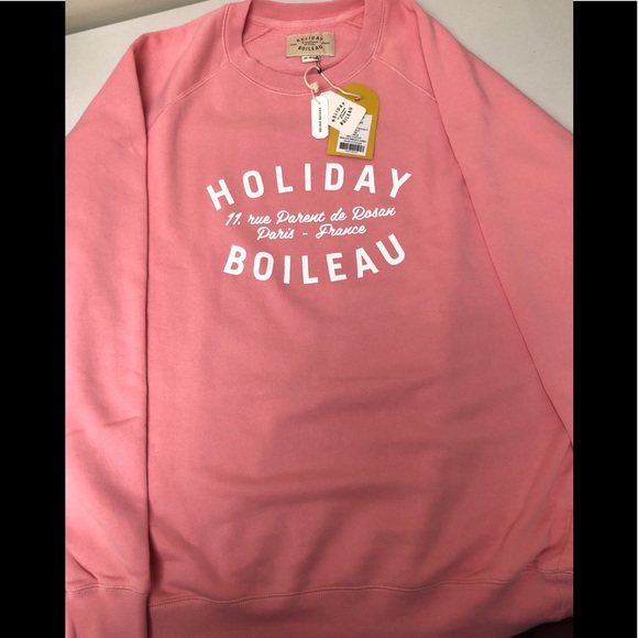 Holiday Boileau Other - NWT Holiday Boileau Sweatshirt XL (Pink)